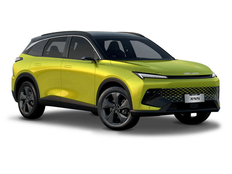 BAIC X55 - Жёлтый металлик с чёрной крышей